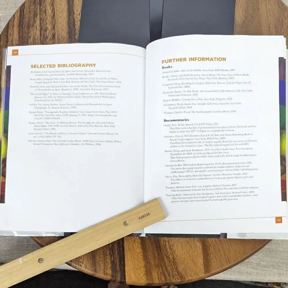 LGBTQ+ Athletes Claim the Field: Striving for Equality Library Binding – August